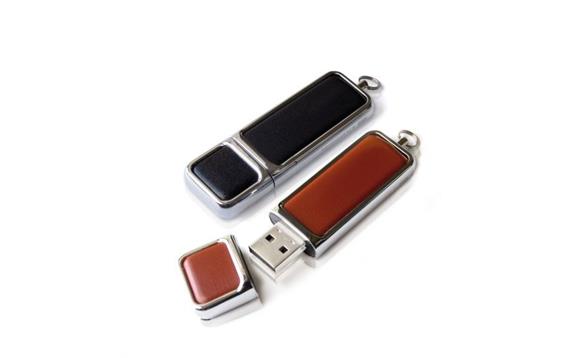 9404204 Goodram PDXXH2GRALxB Goodram Art Leather USB minne med logo Sort 8GB